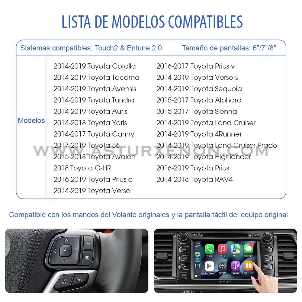 AX-CARPLAY TOYOTA - Imagen 9